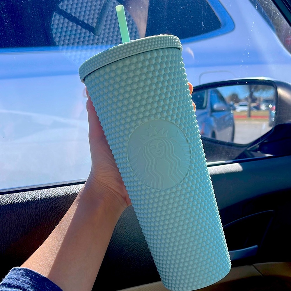 NWT Mint green Starbucks 16 ounce cup.